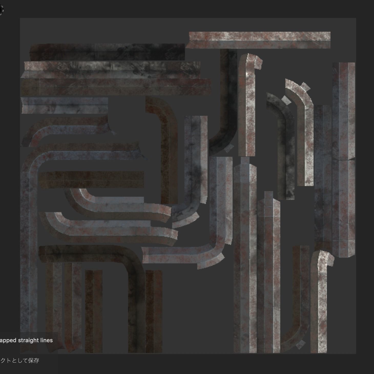 Industrial 3 Pipes  Low-poly 3D model Low-poly 3D model_11