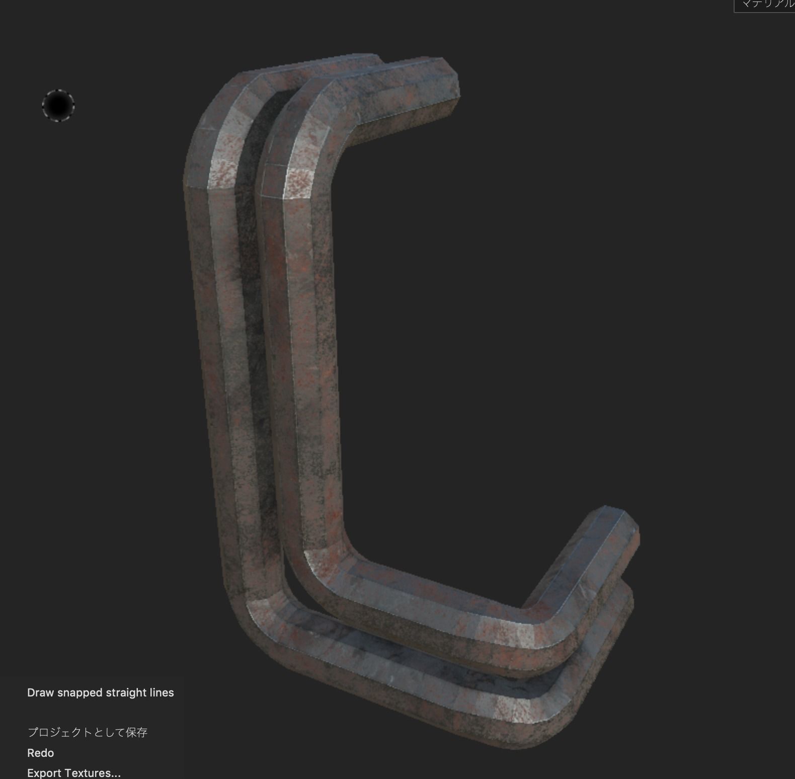 Industrial 3 Pipes  Low-poly 3D model Low-poly 3D model_5