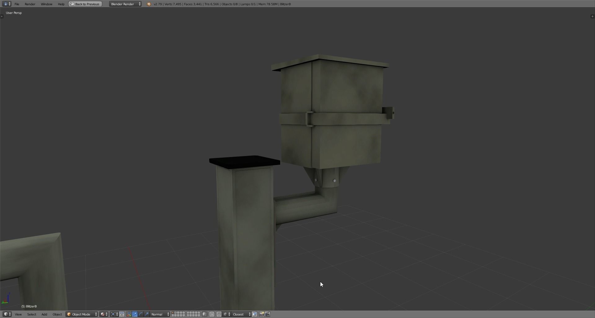 TraffiStar S350 Low-poly 3D model_4