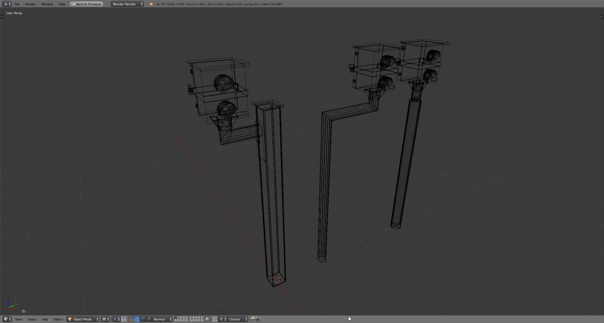 TraffiStar S350 Low-poly 3D model_6