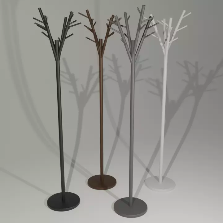 Coat Rack Stand 3D model_0