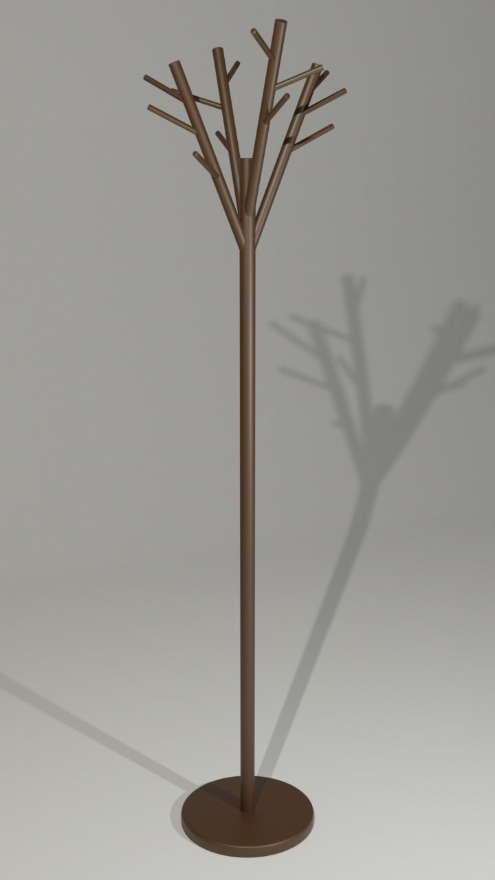 Coat Rack Stand 3D model_1