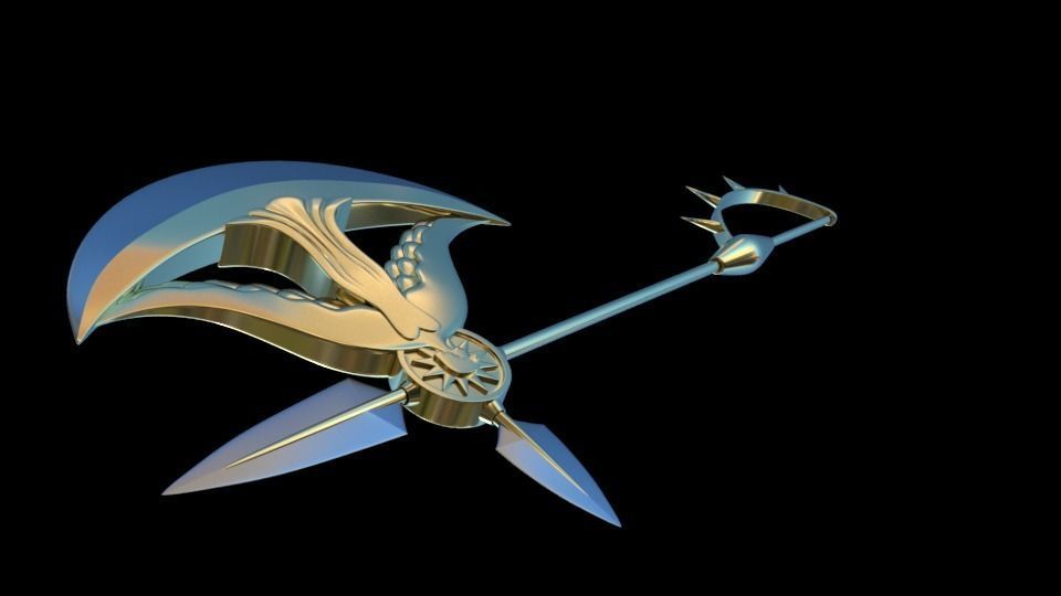 Escanor Axe 3D print model_10