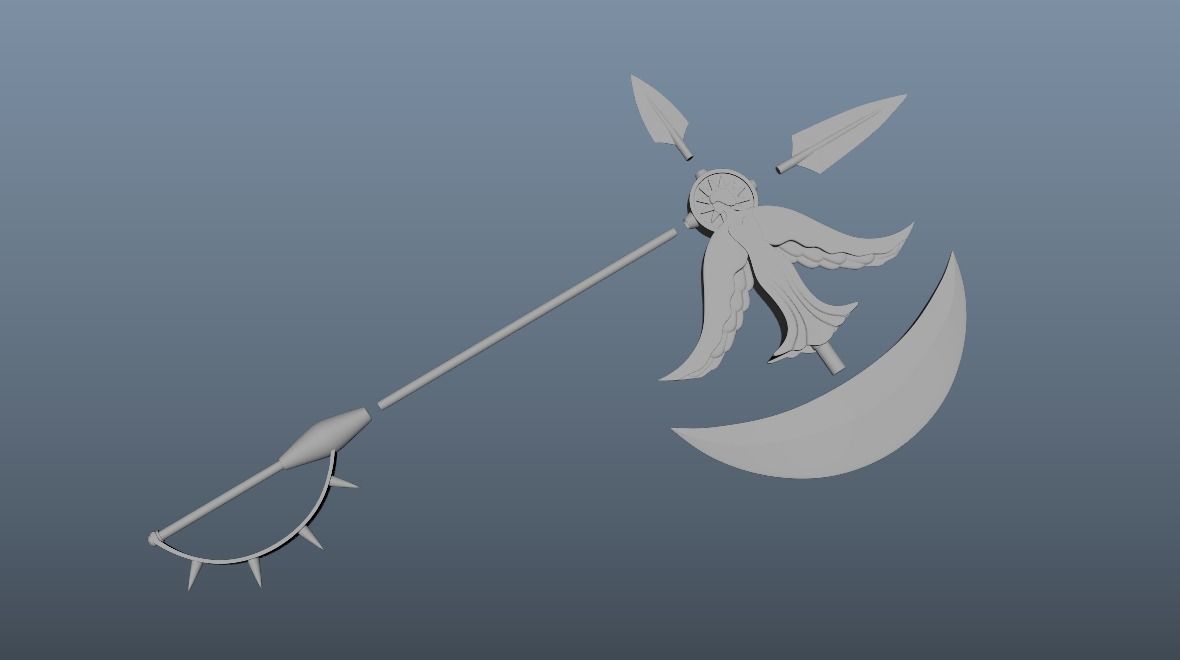 Escanor Axe 3D print model_20