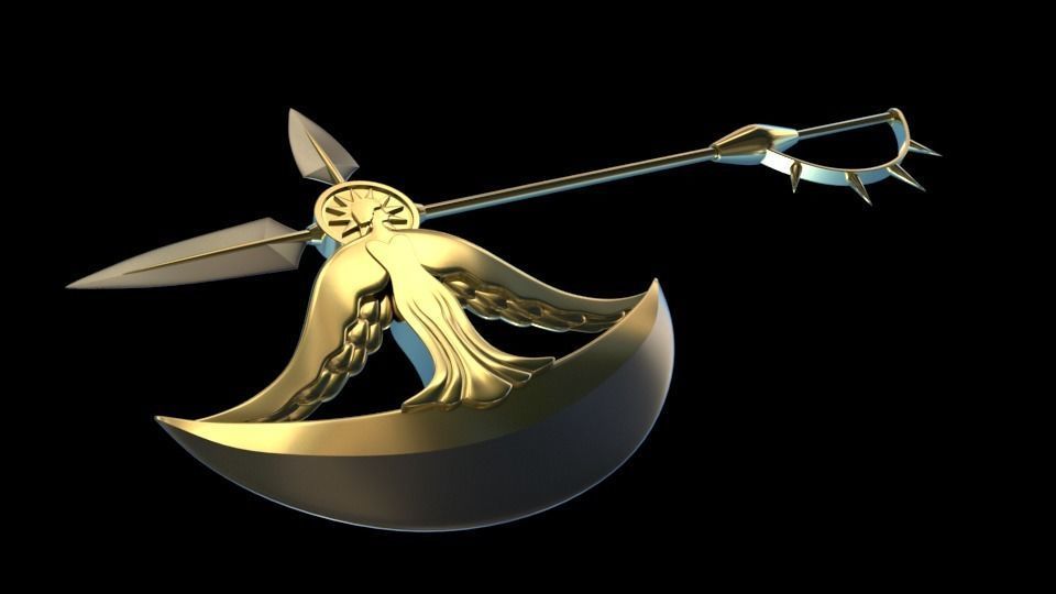 Escanor Axe 3D print model_2