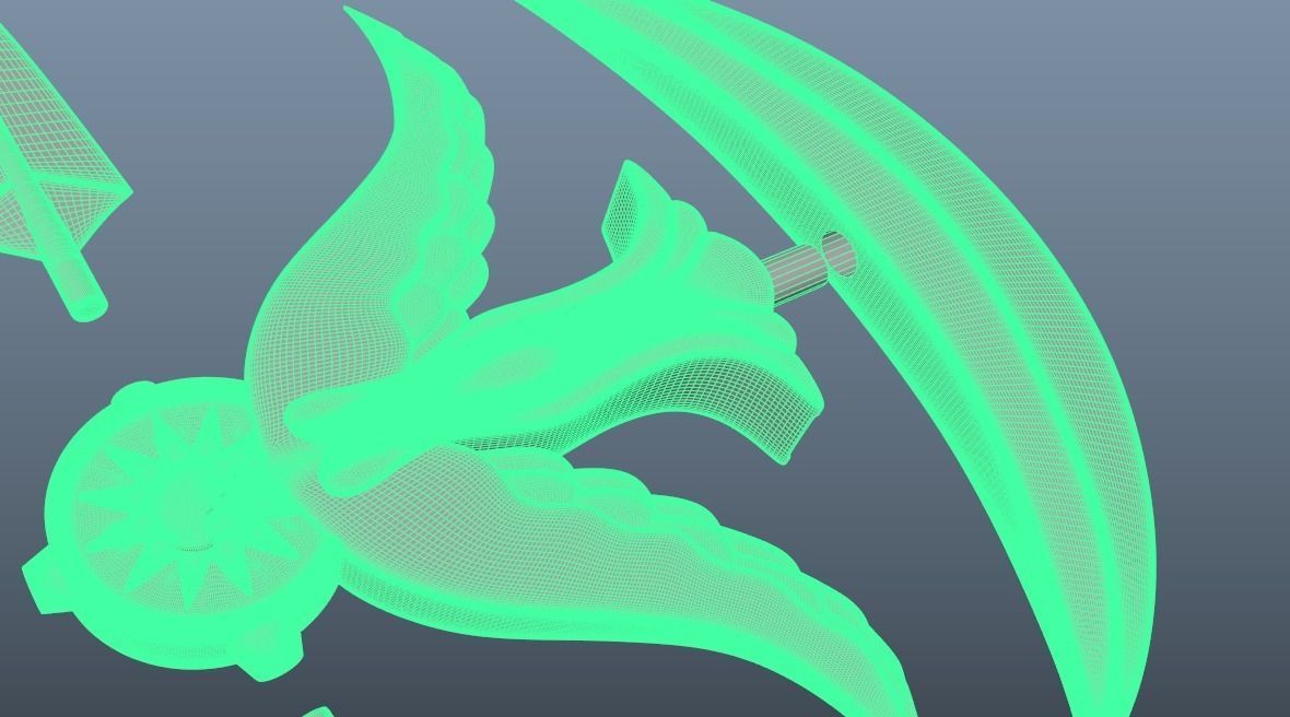 Escanor Axe 3D print model_27