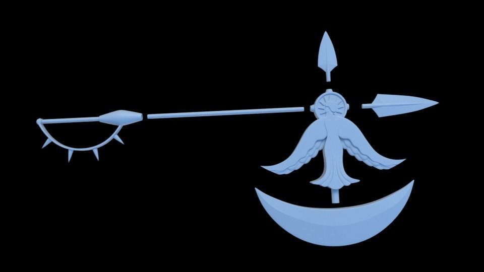 Escanor Axe 3D print model_17