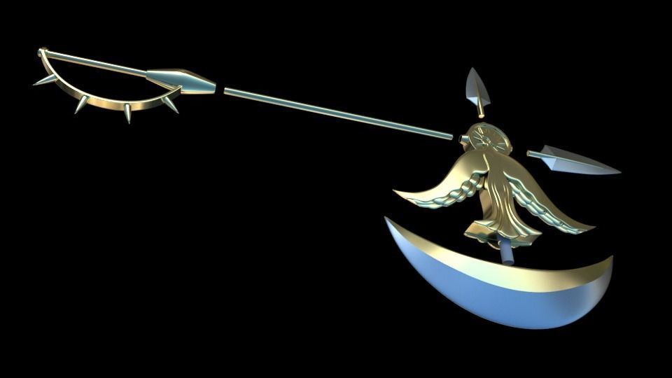 Escanor Axe 3D print model_14