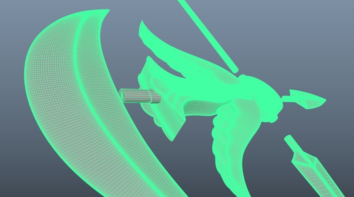 Escanor Axe 3D print model_24