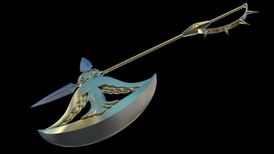 Escanor Axe 3D print model_6