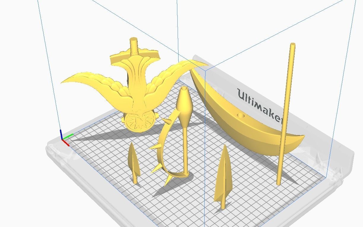 Escanor Axe 3D print model_28