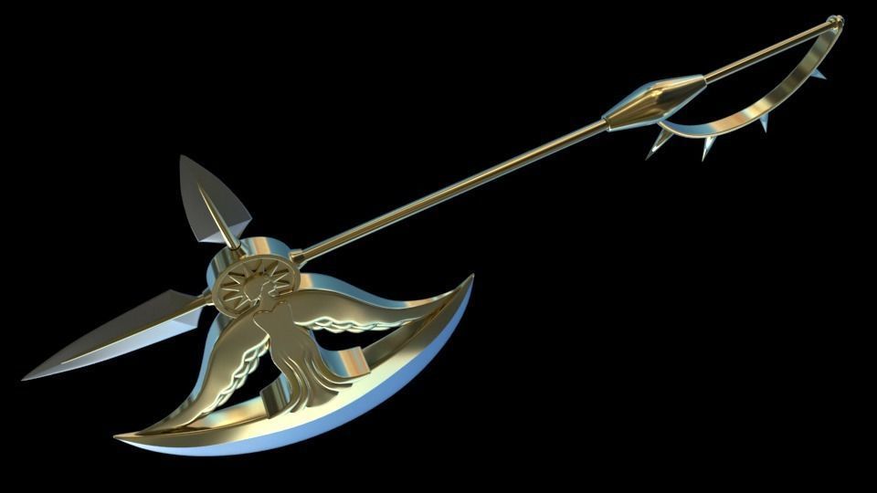 Escanor Axe 3D print model_5
