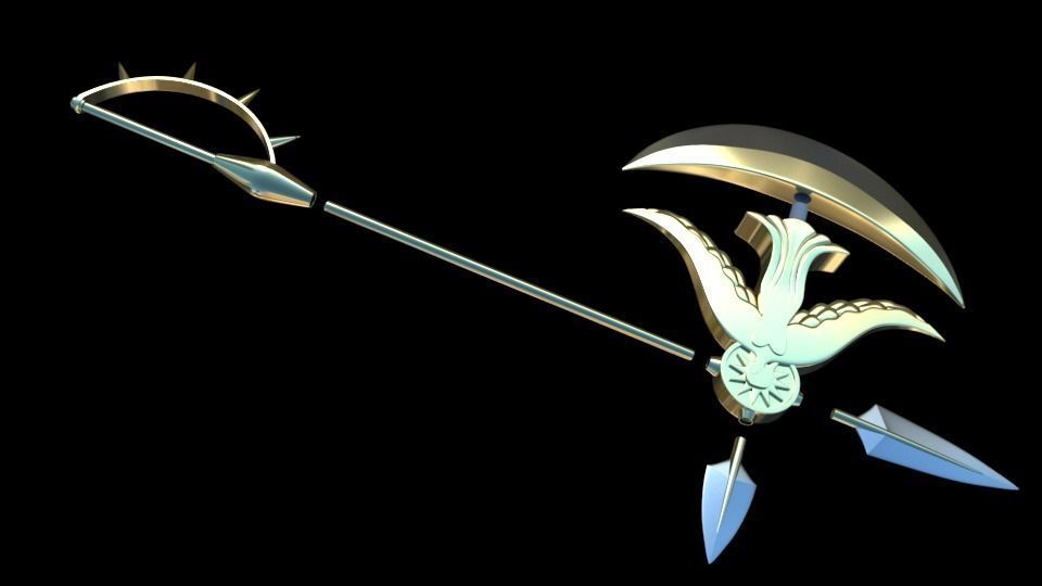 Escanor Axe 3D print model_15