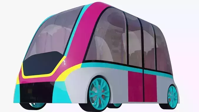Minibus generic V 3D model