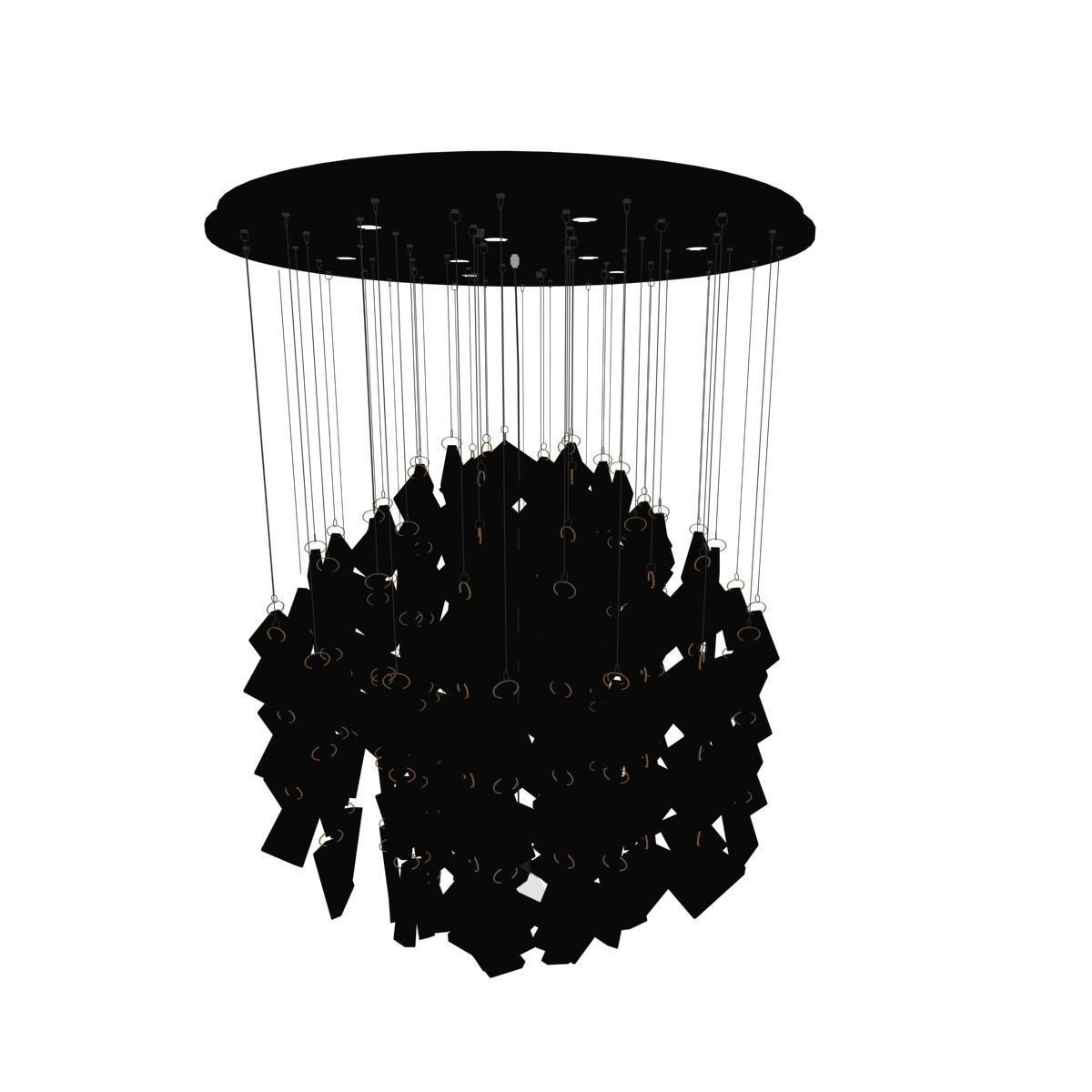 Chinese red lantern 3D model_6
