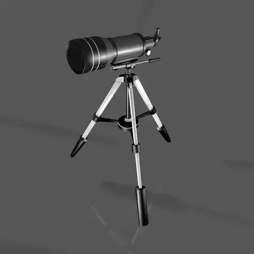 Telescope on tripod