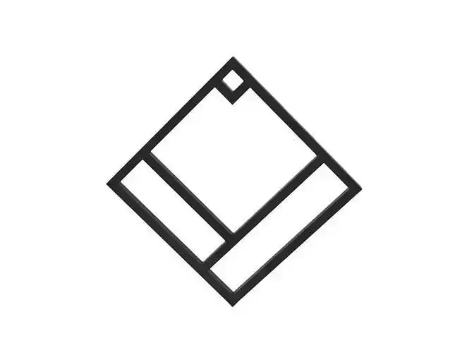 Earring diamond logo