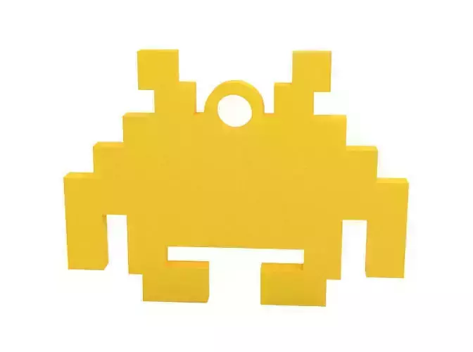 Earring space invader