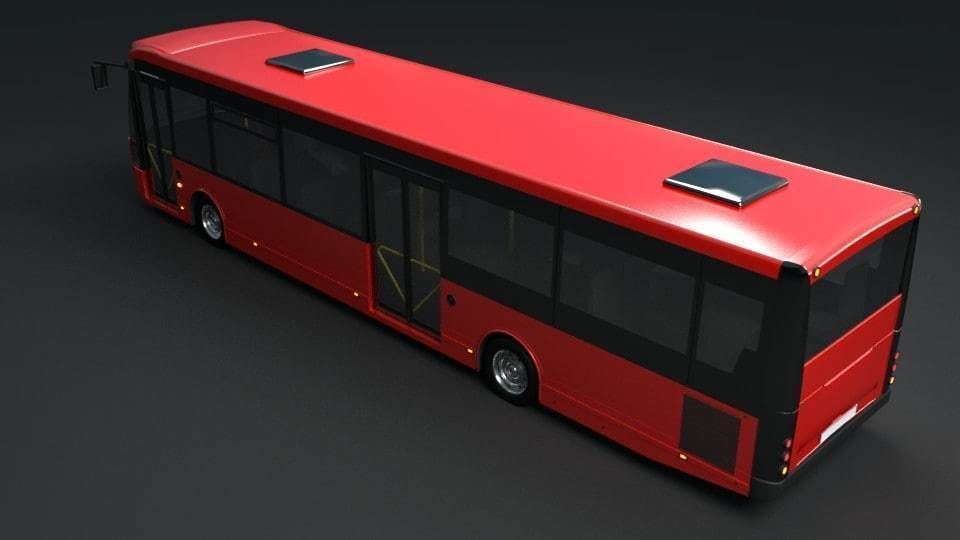 City bus 3D model_11