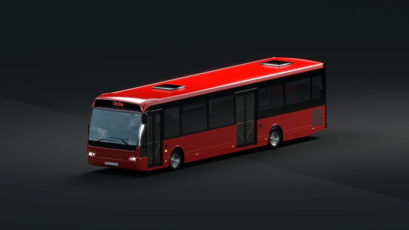 City bus 3D model_9
