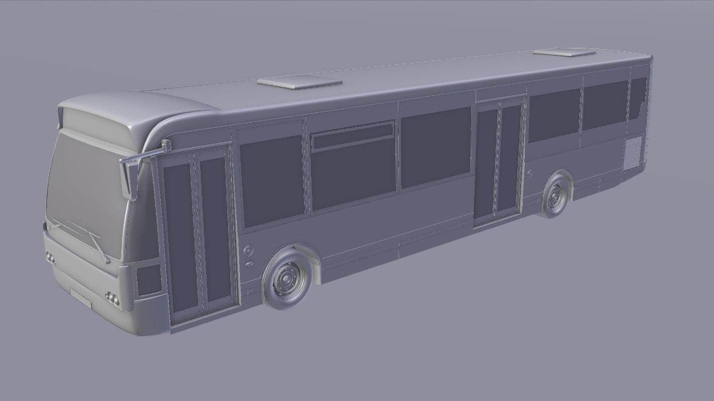City bus 3D model_12