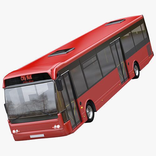 City bus 3D model