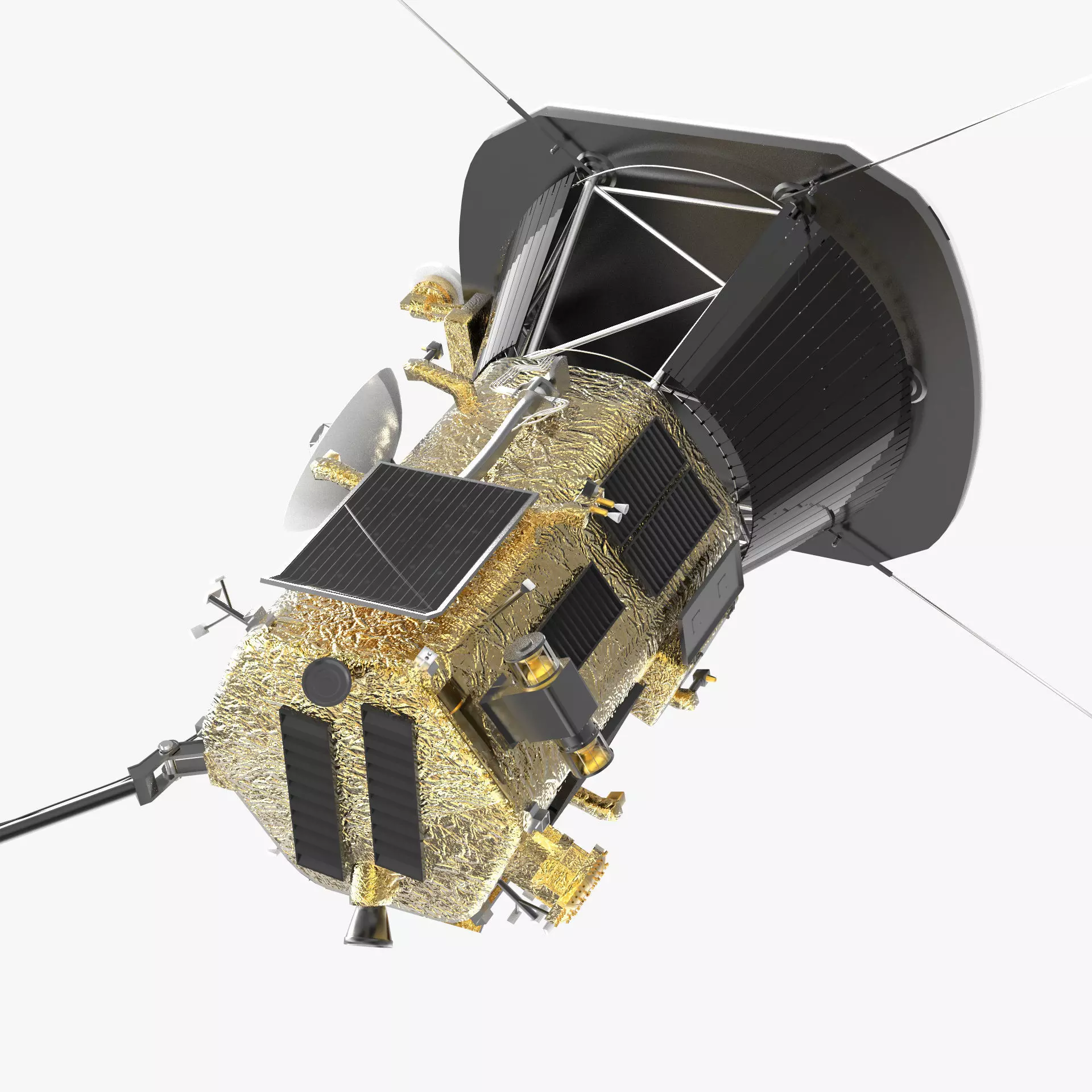 Space Probe Parker 3D model