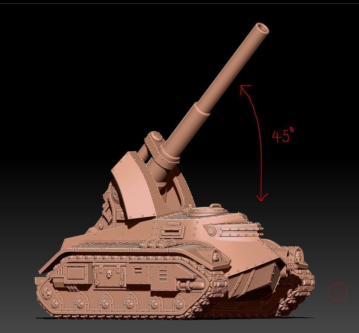 Feudal Guard Support Tanks 3D print model_13
