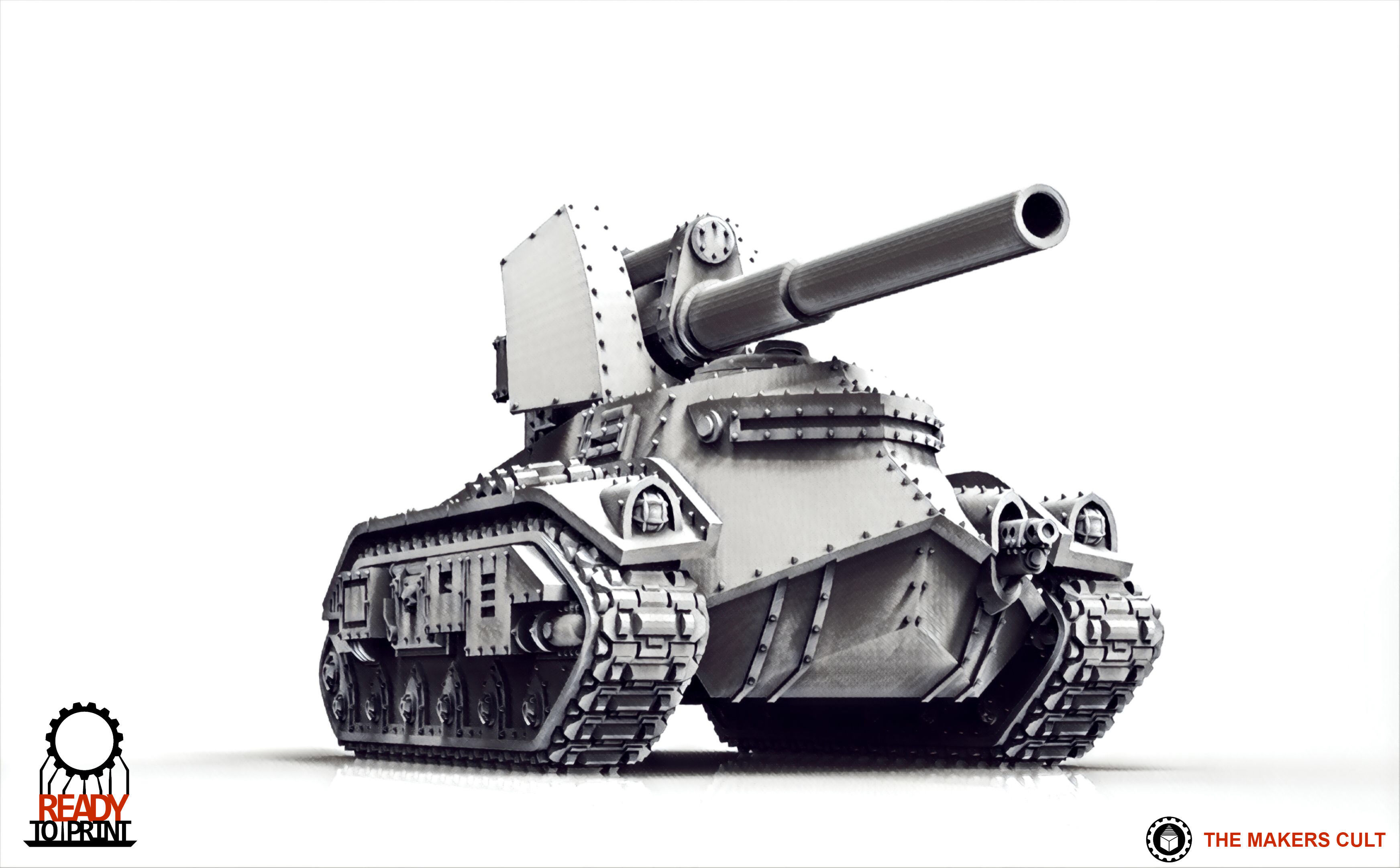 Feudal Guard Support Tanks 3D print model_9