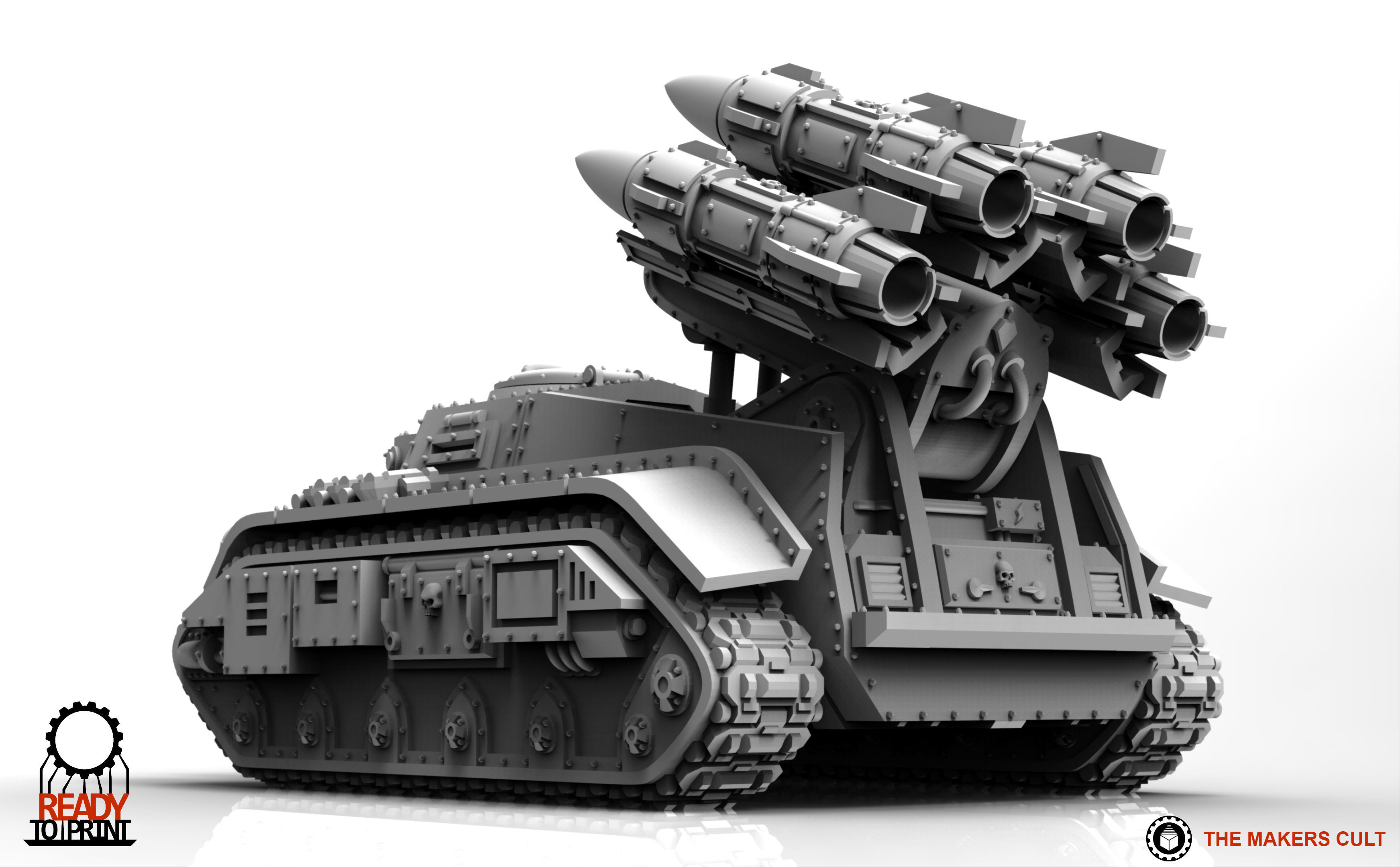 Feudal Guard Support Tanks 3D print model_24