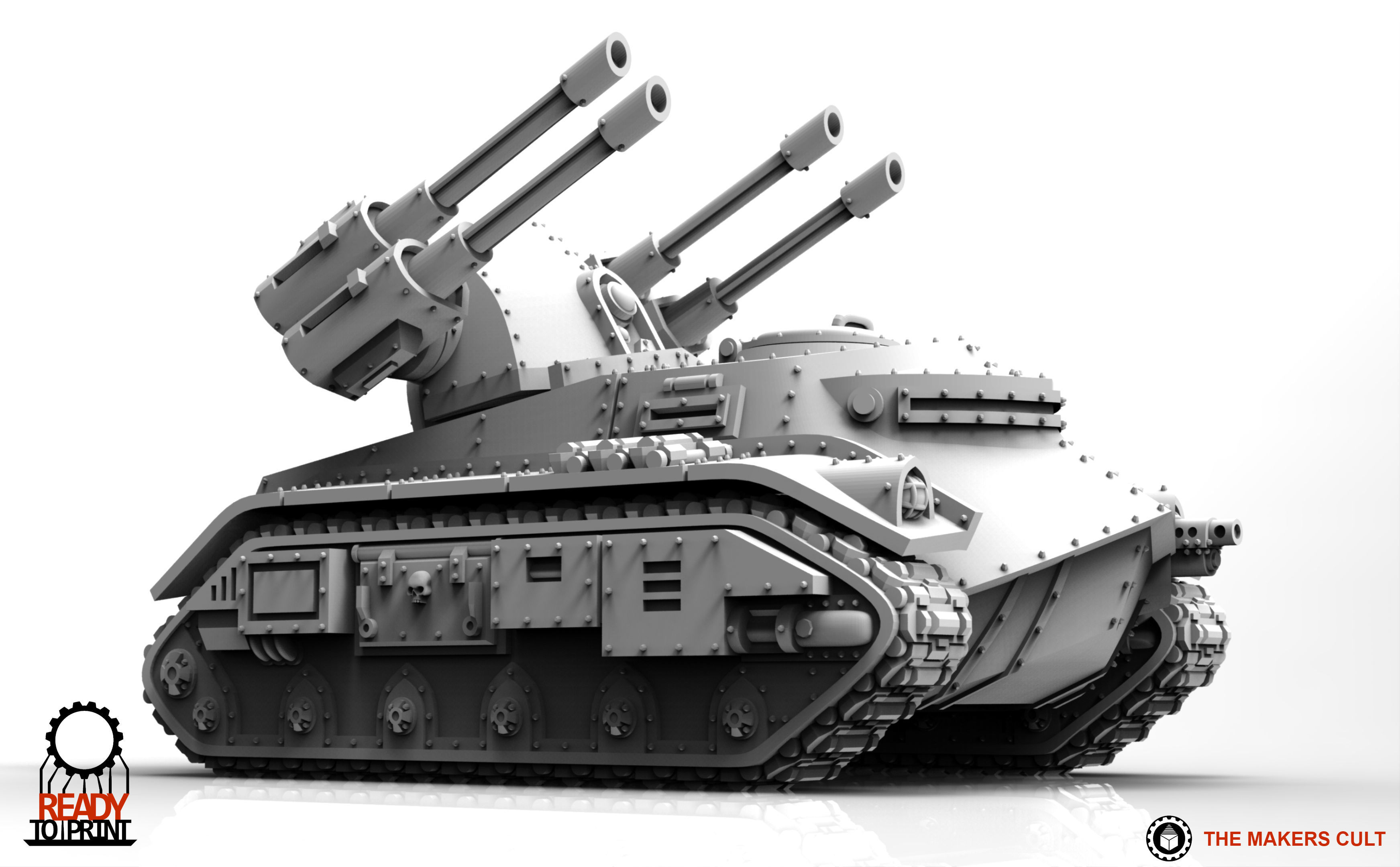 Feudal Guard Support Tanks 3D print model_19