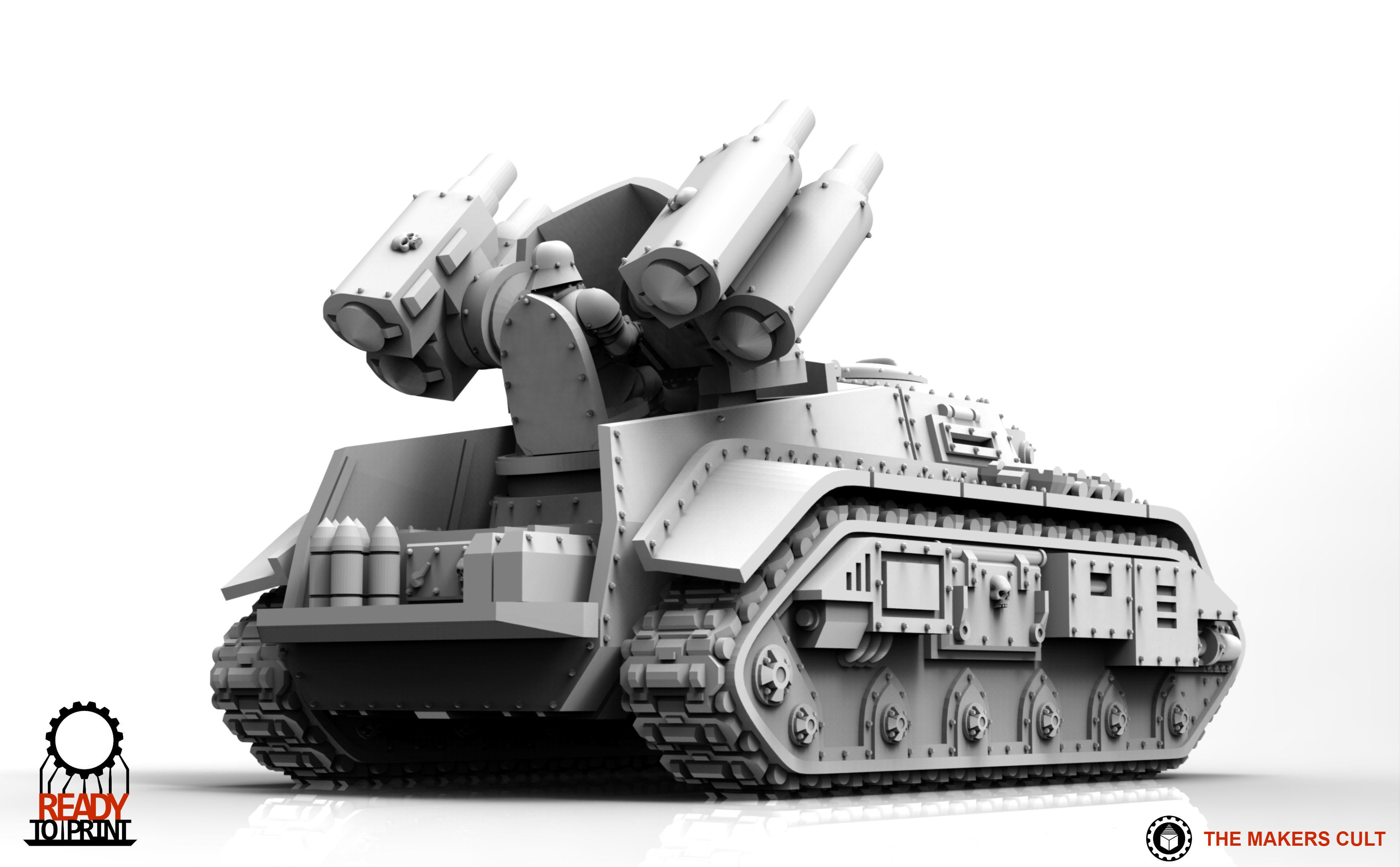 Feudal Guard Support Tanks 3D print model_22