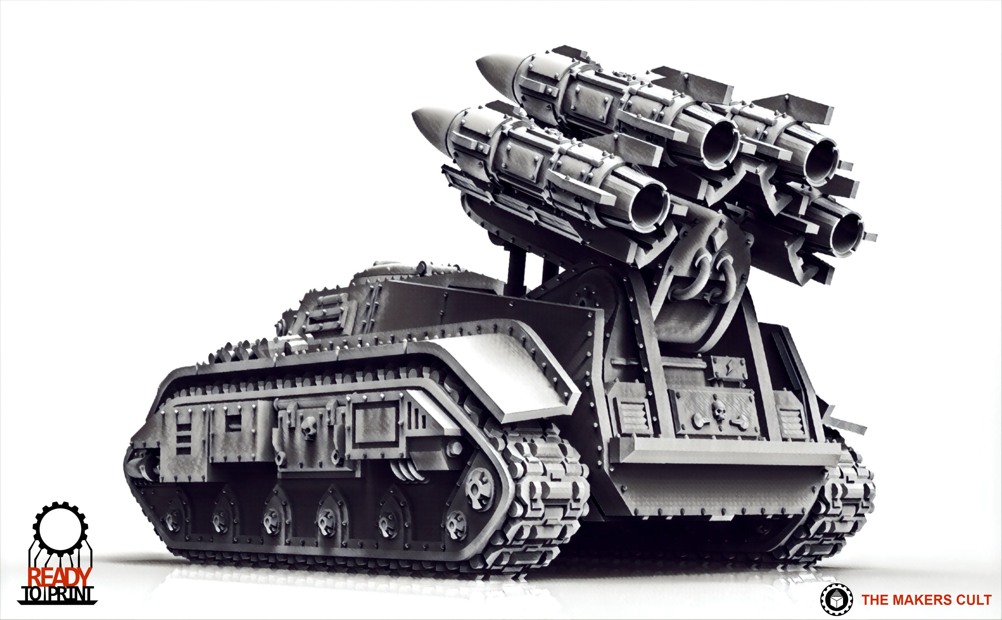 Feudal Guard Support Tanks 3D print model_8