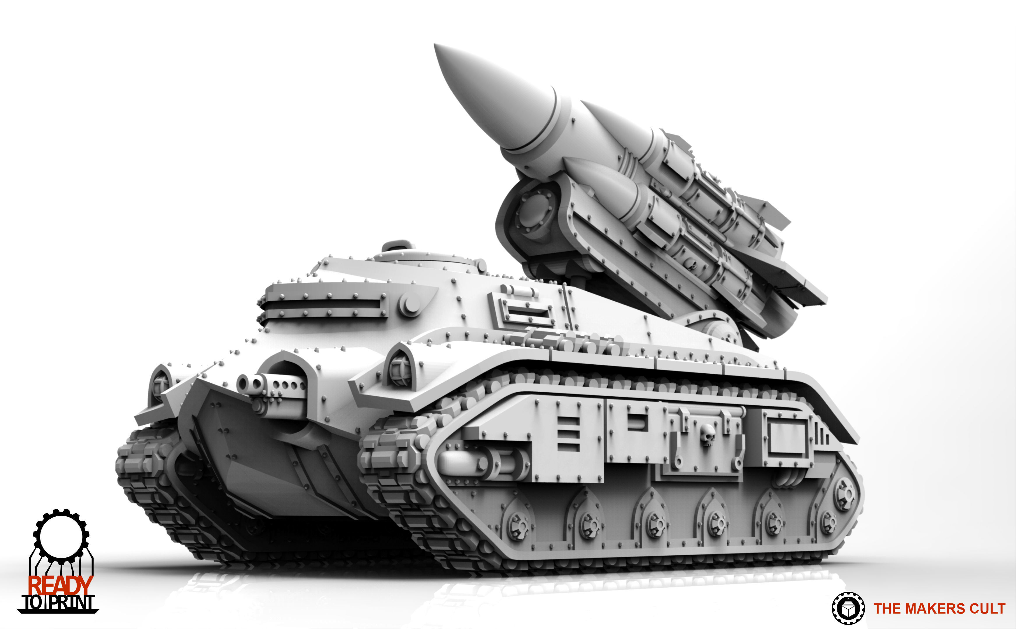 Feudal Guard Support Tanks 3D print model_21