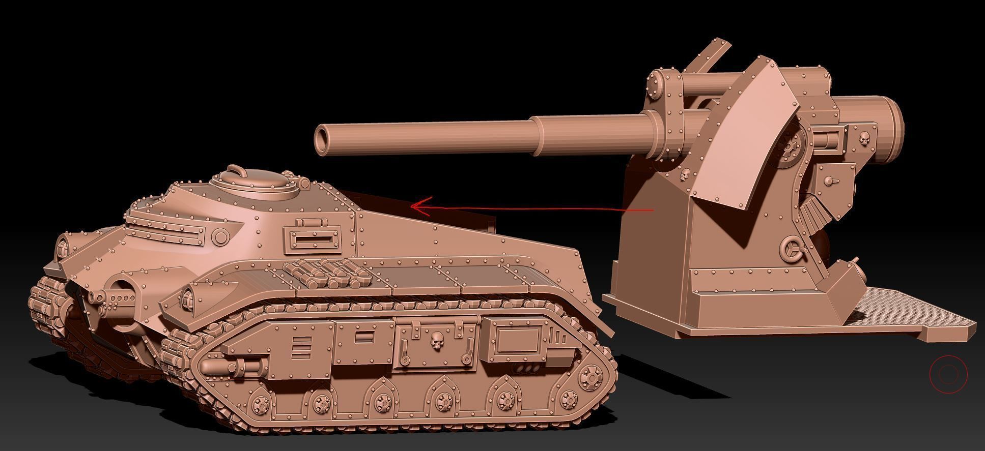 Feudal Guard Support Tanks 3D print model_16