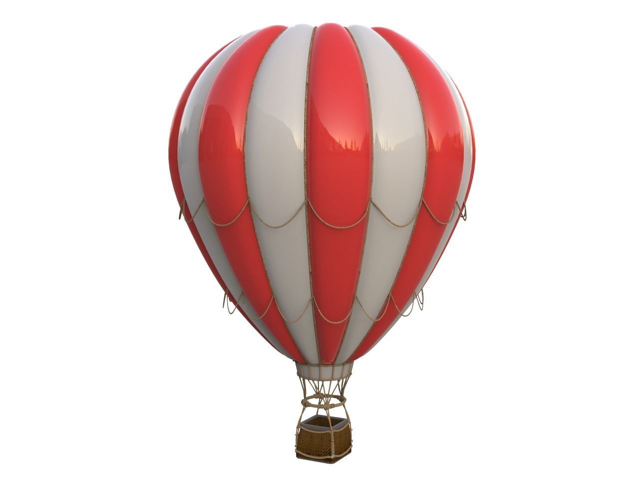 Hot Air Balloon 3D model_6