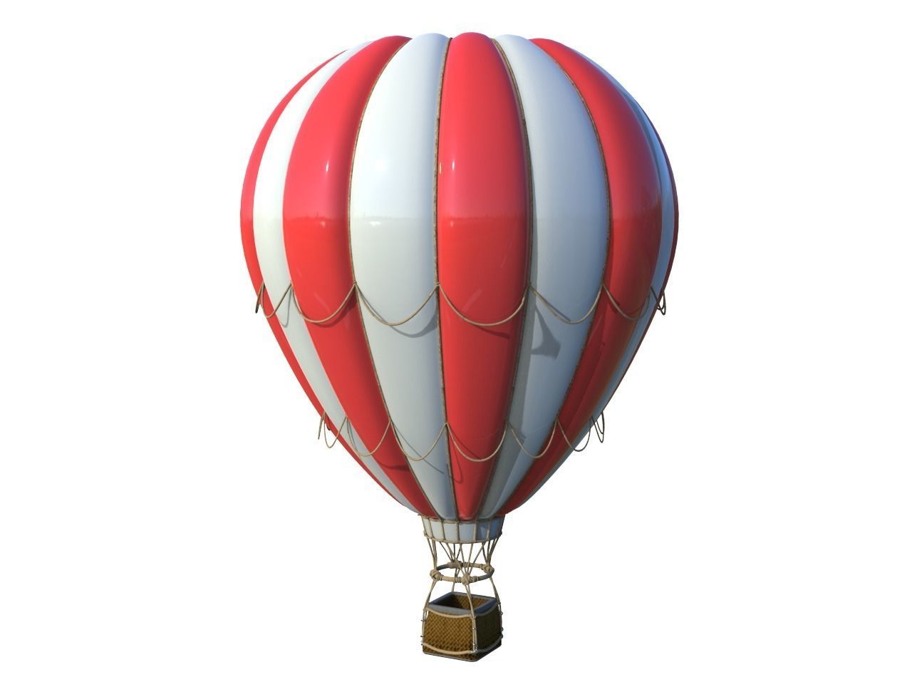 Hot Air Balloon 3D model_5