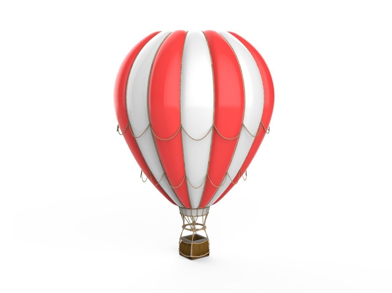 Hot Air Balloon 3D model_8