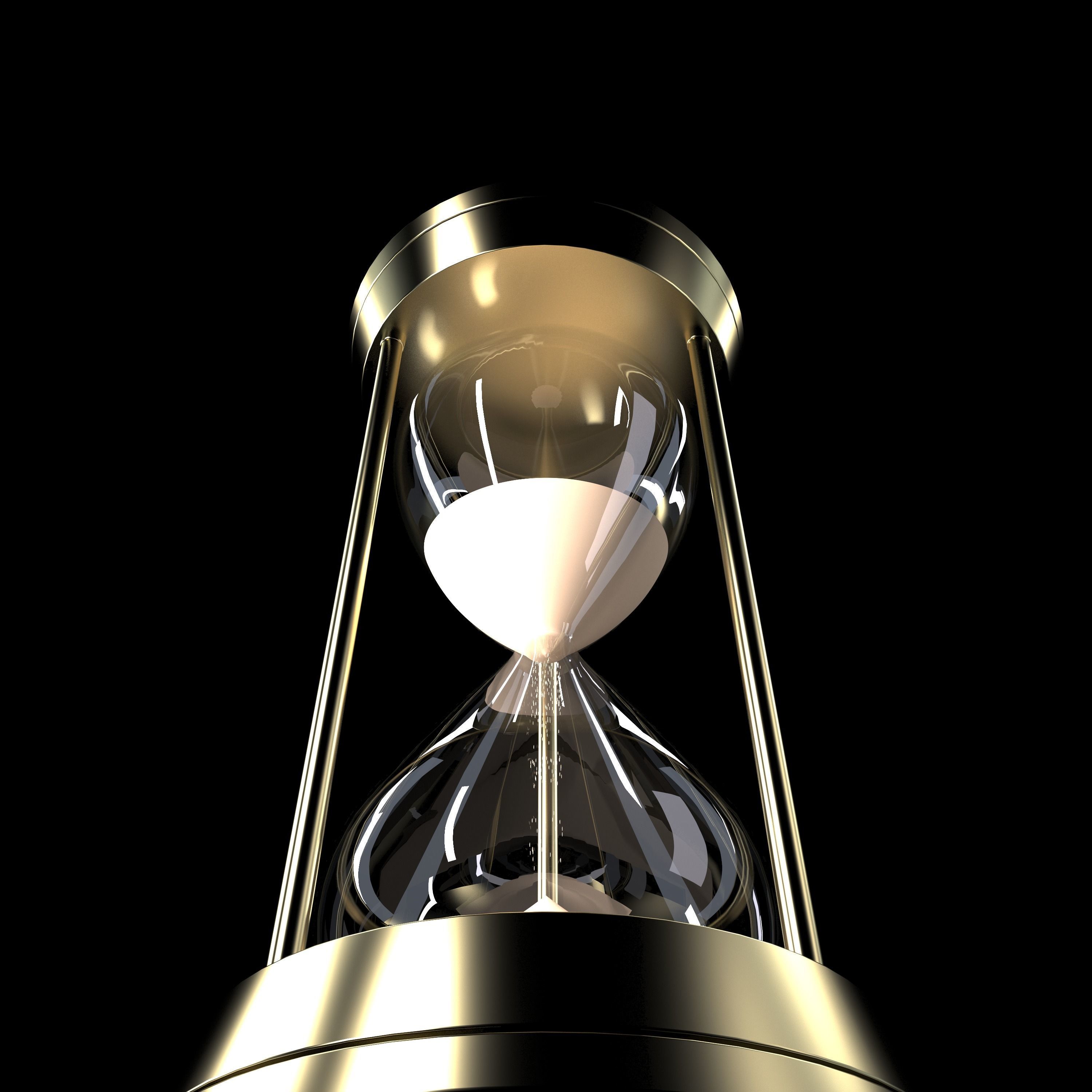 Hour Sand Timer GLASS 3D model_15