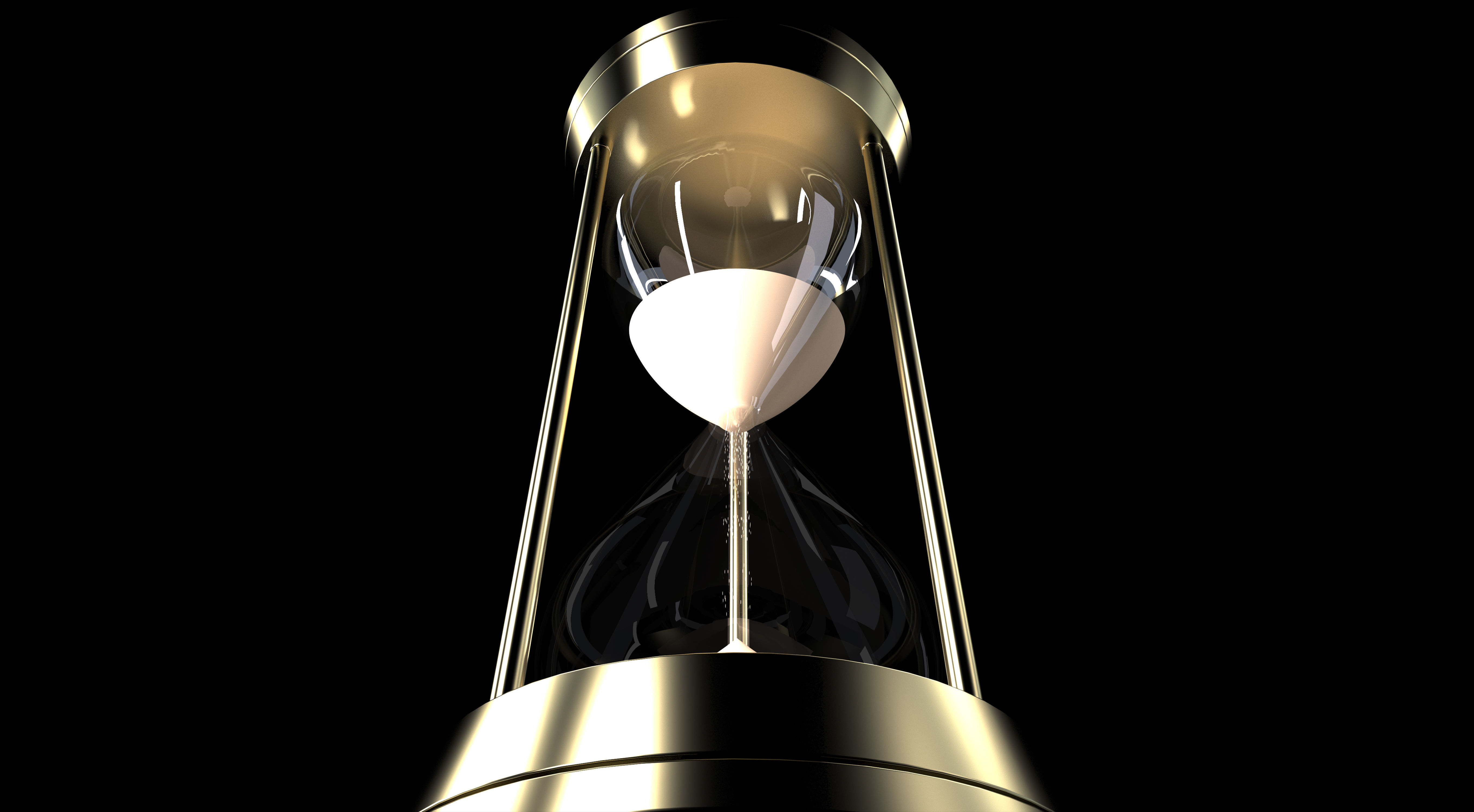 Hour Sand Timer GLASS 3D model_6