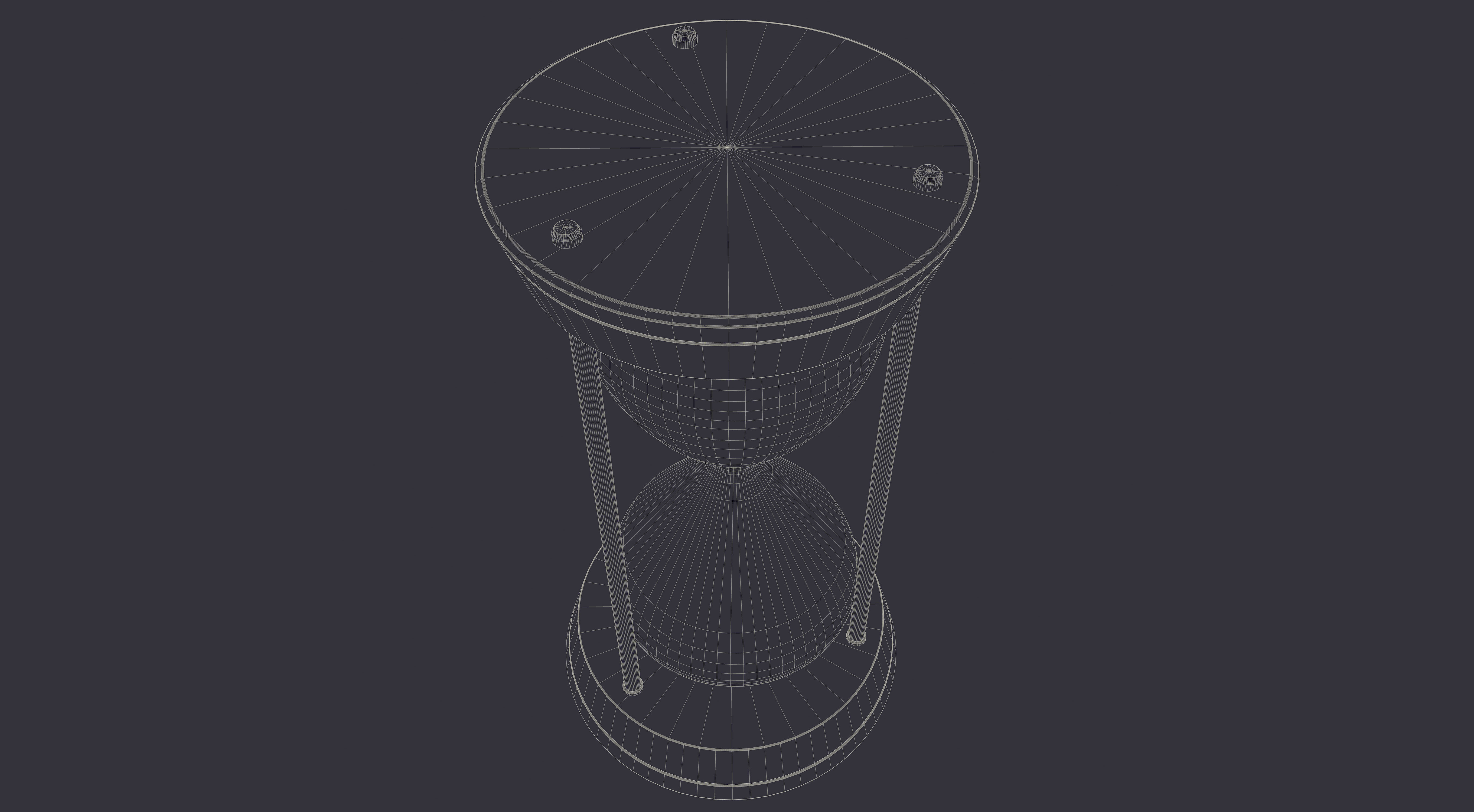 Hour Sand Timer GLASS 3D model_7