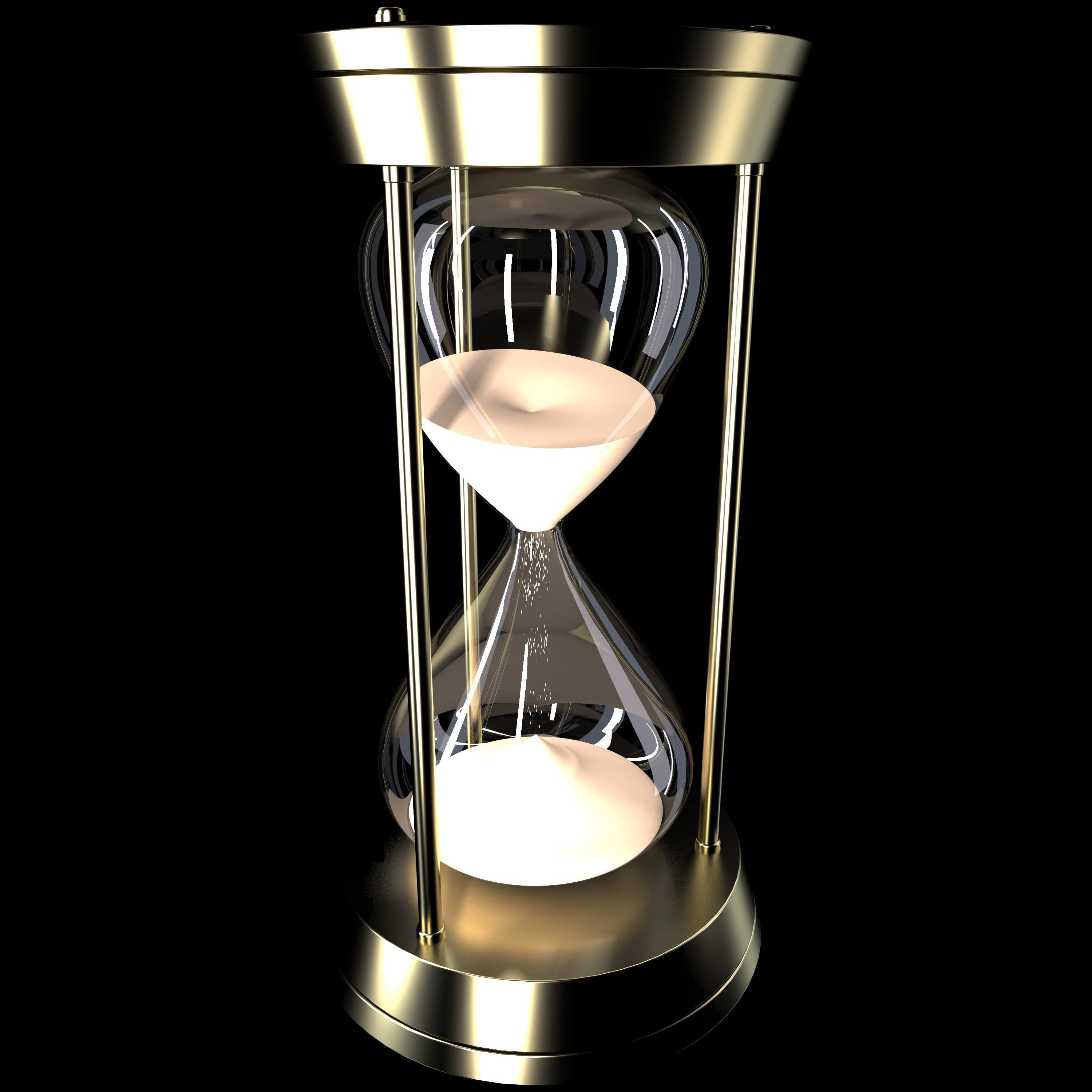 Hour Sand Timer GLASS 3D model_14