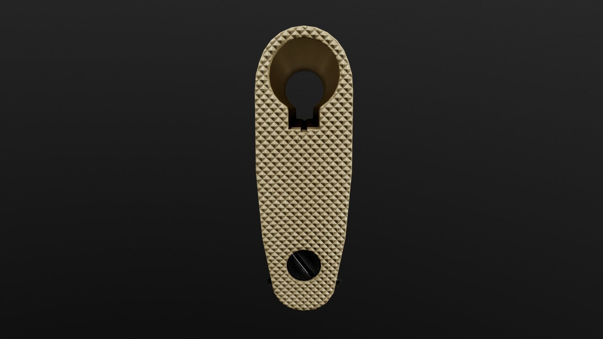 Colt LE AR15 Collapsible Buttstock Low-poly 3D model_17