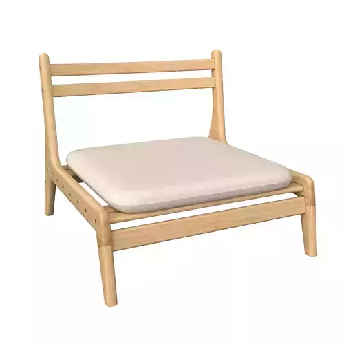 Chair-32 wooden chair with cushion