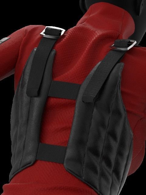 Female Outwear with Vest - Marvelous Designer and Clo3D 3D model_1