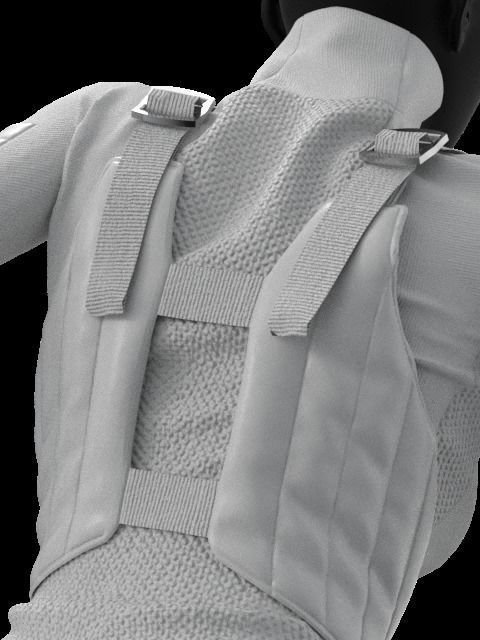 Female Outwear with Vest - Marvelous Designer and Clo3D 3D model_5