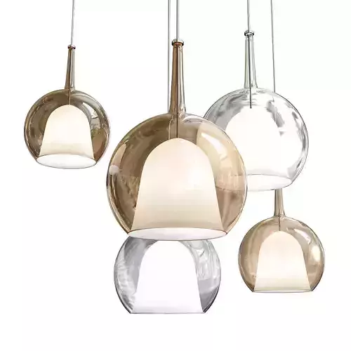 Medium Glo Pendant Light 3D model