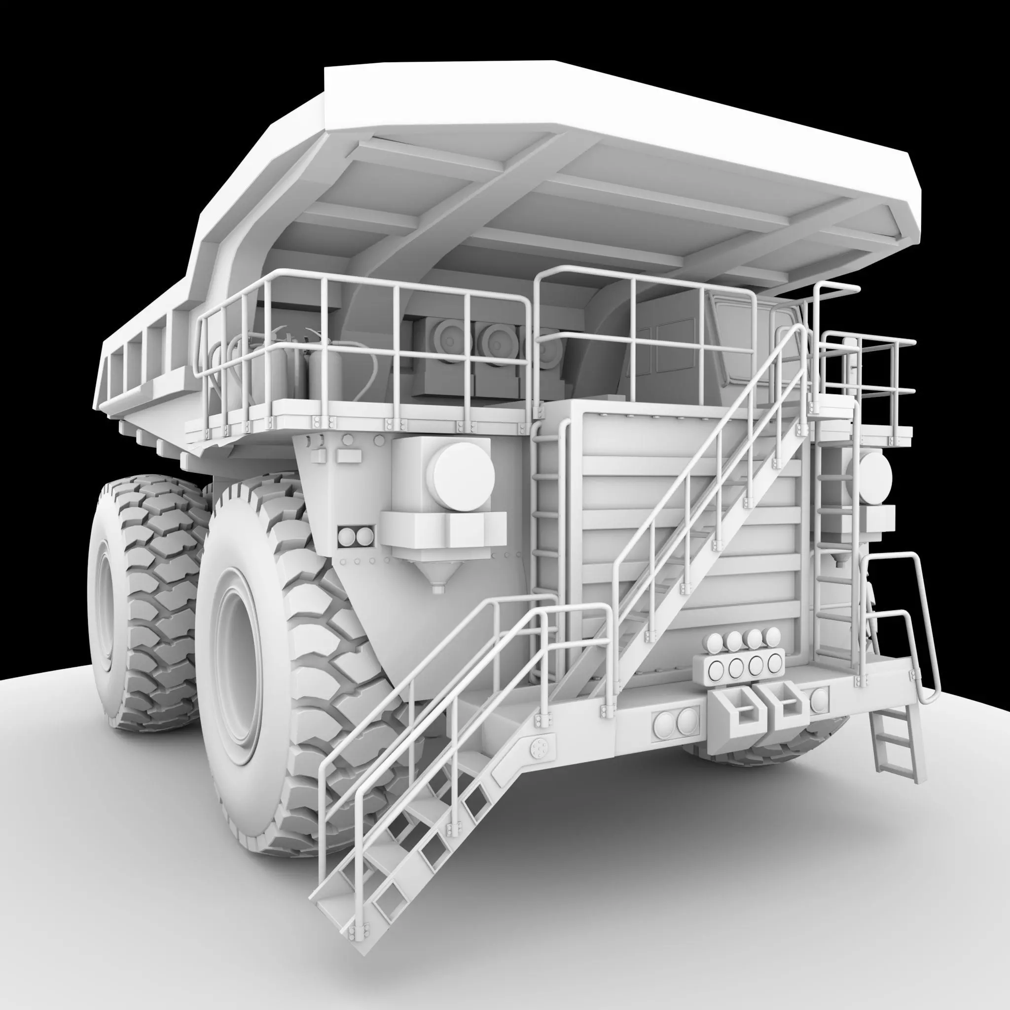 Minning Truck 3D model_0