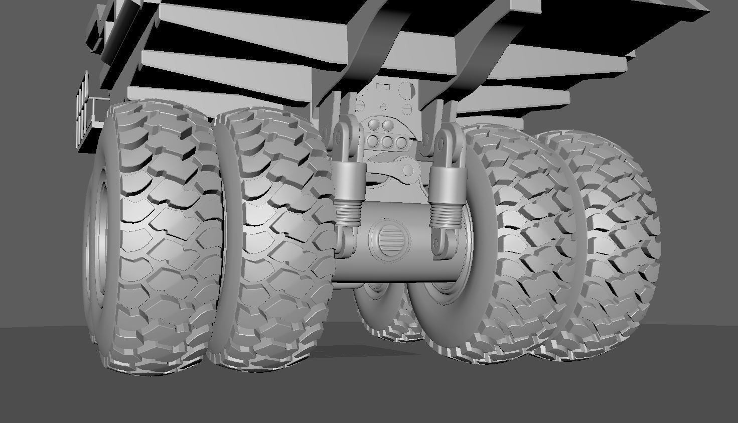 Minning Truck 3D model_8