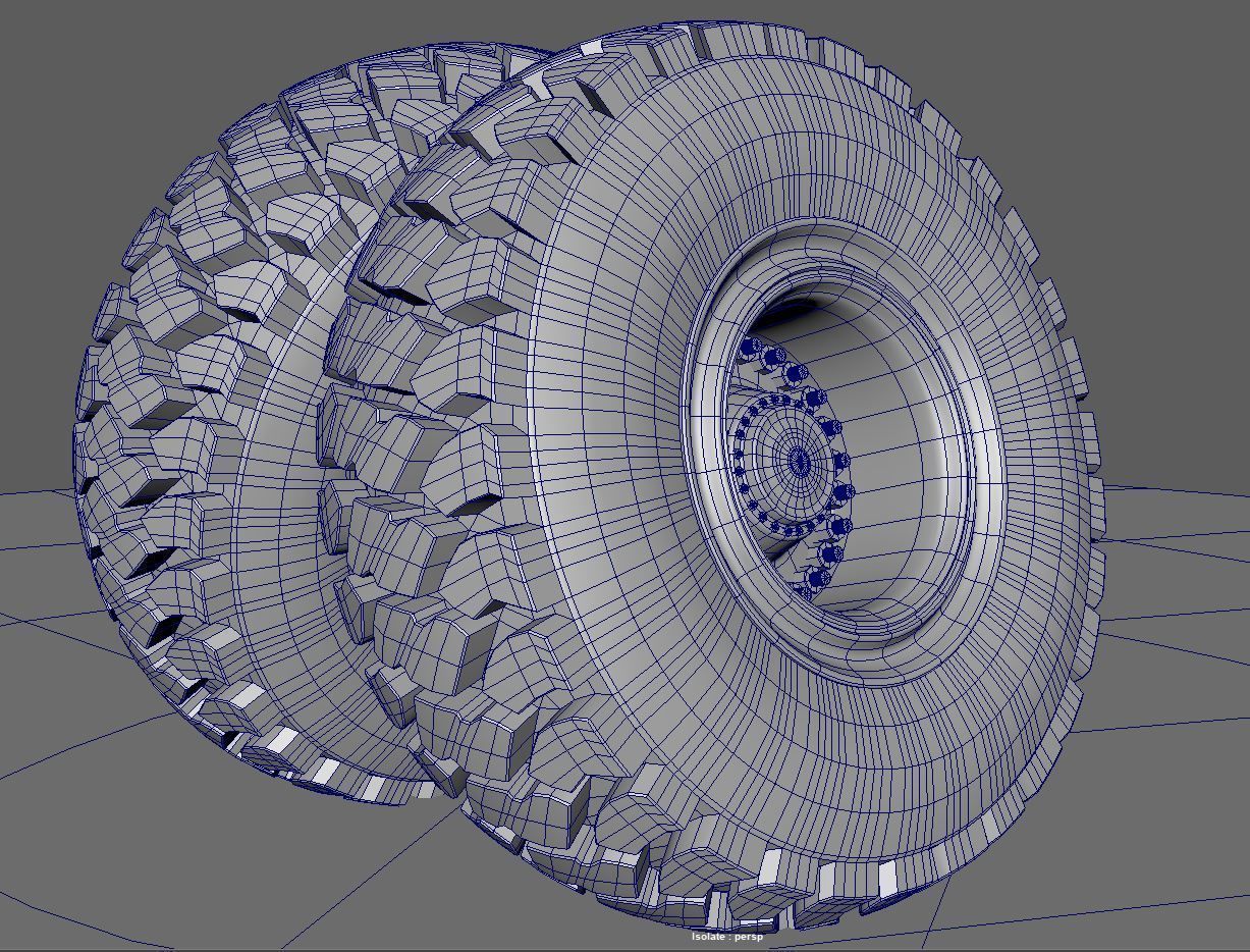 Minning Truck 3D model_13